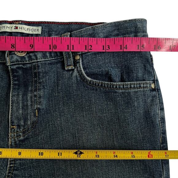 Vntg Y2K Tommy Hilfiger Low Rise Flare Jeans 6 - Picture 5 of 8